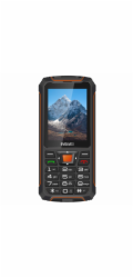 EVOLVEO StrongPhone Z6, IP68 odolný Dual SIM telefon, 2,8"LCD, 4000mAh, Powerbanka, černo-oranžový
