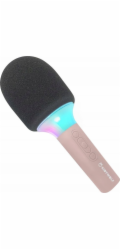 Kidywolf Mikrofon Bluetooth mit Licht rosa