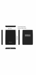 VERBATIM externí SSD 512GB Store  n  Go Slim Portable USB 3.0, USB-A/USB-C, černá
