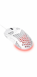Trust Gaming GXT 928W Helox/Herní/Optická/Pro praváky/6 400 DPI/Drátová USB/Bílá