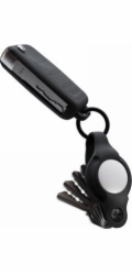 STATIK KeySmart Air Flex - organizér na klíče s pouzdrem AirTag ze silikonu (černý)