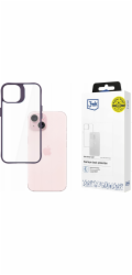 3mk ochranný kryt Satin Armor Case+ Purple pro Apple iPhone 15