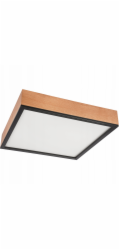 Lamkur Stropní svítidlo Oak Square 48833 4x15W E27 dub/černá