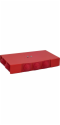 Simet Protipožární krabice PIP-2AN R2x3x4 obdélníková, E90, odbočná, rozměry 88x30x166mm, červená 84622646