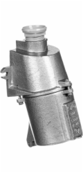 Polam Nakło Pevná kovová zásuvka 32A 3P+Z IP44 500V ploché kolíky 2141-120