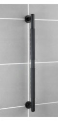 Madlo Wenko Secura na zeď, 65,5 cm, černé