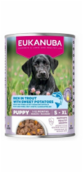 EUKANUBA Life Care Puppy Rich in trout and sweet potatoes - vlhké krmivo pro psy - 400g