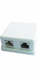 ETHERNET FTP zásuvka 2xRJ45 na omítku
