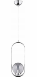 Alfa oválná závěsná lampa grafitová závěsná lampa moderní 1-světlo 60699 Alfa