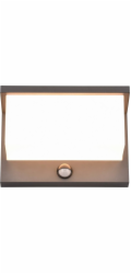 DELIGHT Trio Nestos 240969142 venkovní nástěnné svítidlo nástěnné svítidlo s pohybovým senzorem IP54 1x13W LED 3000K antracit/bílá