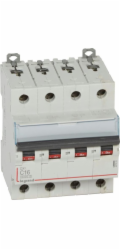 Legrand Jistič 4P C 16A 6kA S304 DX3 407928