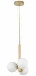 Sigma Závěsná lampa Perla 33605 bílé koule koule 3x12W G9 bílá/béžová