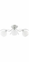 Mdeco Stropní lampa Stropní lampa do ložnice ELM8758/3 8C sklo chrom