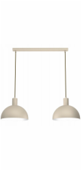 NoName Závěsná lampa Luminex Handa 4308 2x15W E27 béžová