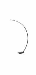 DELIGHT Stojací lampa Lucide Curve 44700/11/30, 1x15W LED, 2550-2850K, 540 lm, černá