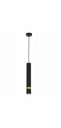 Luminex Závěsná lampa Reno 1554 1x8W GU10 černá/zlatá