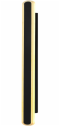 Candellux Venkovní nástěnná lampa STICK L-60 černá 20W opálové stínidlo IP65 21-35875