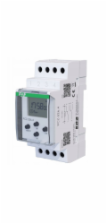 FF Programovatelný astronomický časovač F&F PCZ-526.4 2x16A 2NO/NC 24-264V AC/DC dvoukanálový s noční přestávkou programovatelný přes NFC pro ANDROID a iOS na DIN lištu