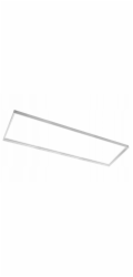 GTV G-TECH Rám pro povrchovou montáž LED panelů 120x30x6,5cm (typ se zadní deskou) bez šroubů bílý GT-RMBK120x30-00