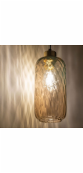 TK Lighting Závěsná lampa Pescara 4575 1x15W E27 jantarová/černá