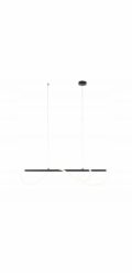 MAXlight Závěsná lampa Laguna P0512 1x30W LED 3000K 2658 lm černá