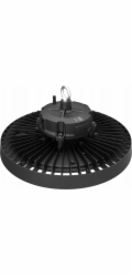 Pozostali Tenké svítidlo pro vysoké haly, UFO LED, 200W, 4000K, 32000LM, 90°, 1-10 DIM, IP66, IK10, černé