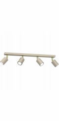Luminex Stropní svítidlo Striper 4598, páskové, 4x8W, GU10, béžovo-zlaté