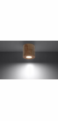 Luminex Downlight 9747 stropní bodová lampa 1x15W GU10 dřevěná