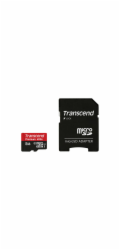 TRANSCEND MicroSDHC karta 8GB Premium, Class 10 UHS-I 300x + adaptér