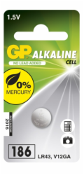 GP alkalická baterie 1,5V LR43 1ks
