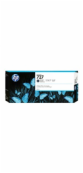 HP 727 Black matte DJ Ink Cart, 300 ml, C1Q12A