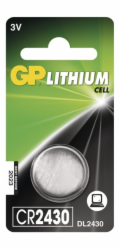 Baterie GP LITHIUM CR2430, 3V