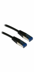 XtendLan patch kabel Cat6A, SFTP, LS0H - 3m, černý