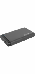 Transcend TS0GSJ25CK3 Transcend StoreJet 25CK3 externí rámeček pro 2.5" HDD/SSD, SATA III, USB 3.0, gumové pouzdro, šedý
