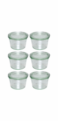 WECK Mold Jar  370ml Set of 6