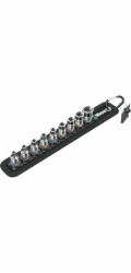 WERA Belt A 1 Zyklop socket set w. holding funtion 1/4  drive