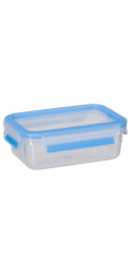 Emsa Food Clip&Close transp./blau 3er Pack 0,55L