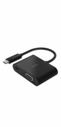 Belkin USB-C auf VGA-Adapter 60W PD, schwarz       AVC001btBK