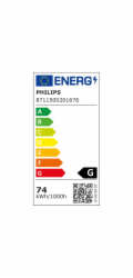 Kovová halogenidová žárovka Philips G8.5 70W (8711500201676)