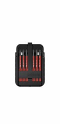Wiha Bit-Satz slimBit electric, Sechsrund und Sechsrund Plus (rot, 13-teilig)