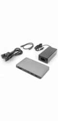 Digitus Thunderbolt 3 Dockingstation 8K (silber, HDMI, VGA, USB-A, USB-C, 3,5mm, SD/MicroSD)