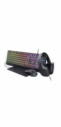 Trust GXT 792 Quadrox 4-in-1 Gaming Bundle 25259 Sada sluchátka + myš + klávesnice + mousepad GXT 792 Quadrox 4v1 Gaming Bundle