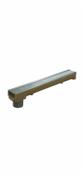 Drenážní žlab s trubkou O 110 mm Stora Drain Home, 1 m