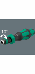 Wera Kraftform Kompakt 838 RA-R M Set 1, mit Ratschenfunktion (schwarz/grün, 1/4, 15-teilig)