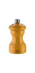 Peugeot Bistro pepper mill 10 cm yellow saffron painted wood