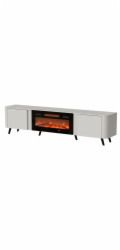 Cama Volare RTV skříňka 200 x 39 x 49 cm kašmír + krb