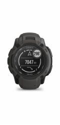 Garmin Instinct 2X Solar (dunkelgrau, 55 mm, Silikon-Armband)
