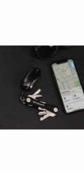 STATIK KeySmart Find My Key - klíčový organizér s lokátorem kompatibilní s Apple Find My (černý)