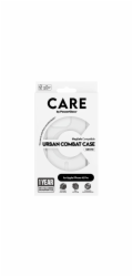 CARE by PanzerGlass Urban Combat - Zadní kryt pro mobilní telefon - kompatibilita s MagSafe - termoplastický polyuretan (TPU), polykarbonát (PC), oleofóbní povrch - pruhledná, bílá - pro Apple iPhone 