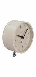 Hama Funkwecker Flores analog ohne Ticken, grau/beige   222229